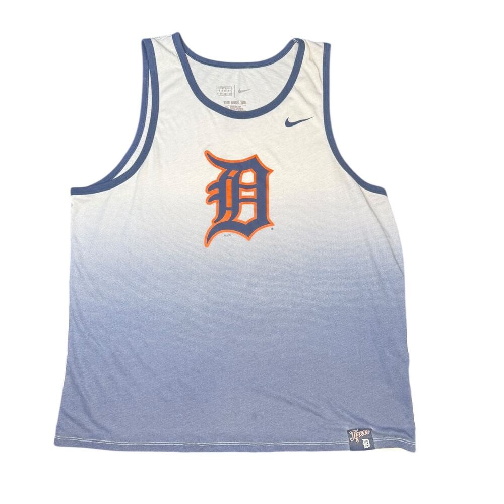 Nike Detroit Tigers MLB Men's Tri-Fade Graphic Tank Top